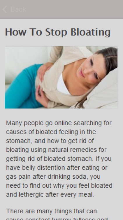 How To Stop Bloating