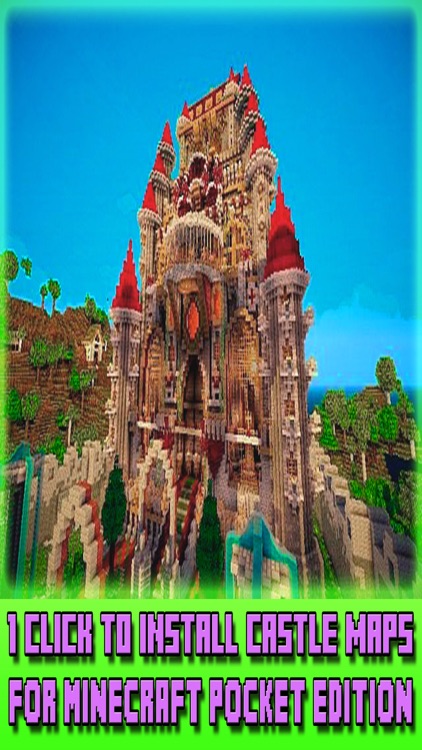 Castle Maps for Minecraft - for PE Pocked Edition.