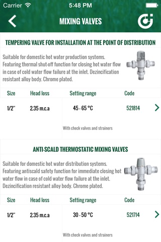 Domestic Water Sizer screenshot 2