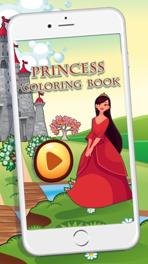 Beautiful Princess Coloring Book