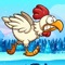 Icon Running Games : Hurry Chicken Run racing game free