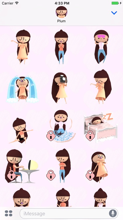 PLUM Animated Stickers