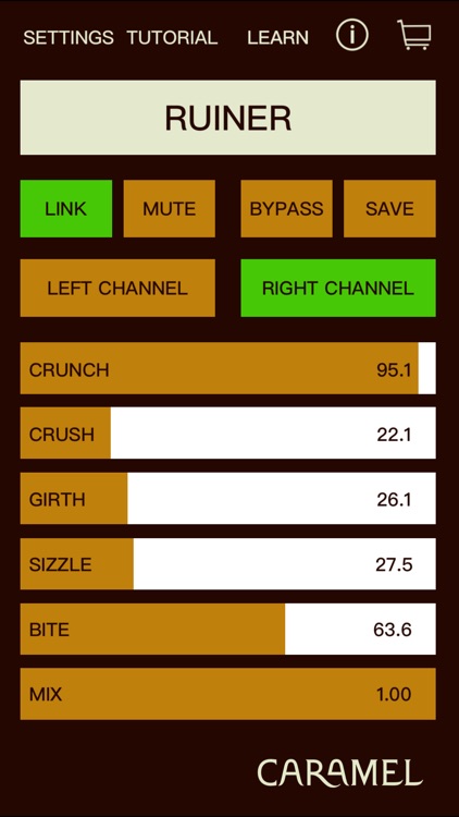 Caramel Mini - Crunch and Crusher Effect Processor