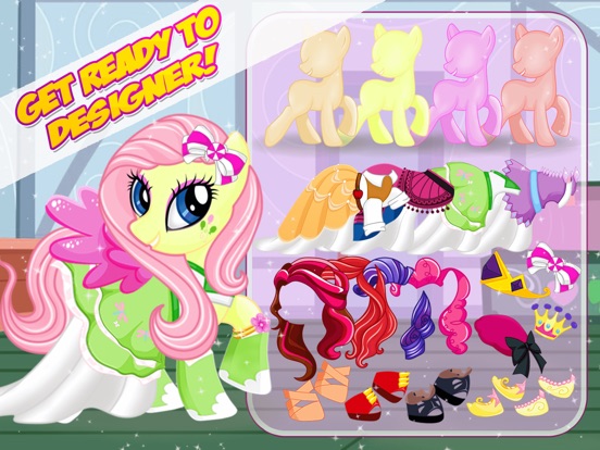 Скачать Pony Dress Up and Salon Games for Little Girls