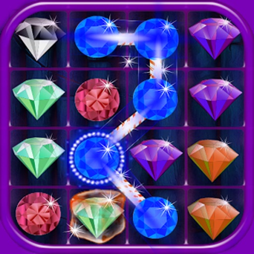 Unique Diamond Match Puzzle Games Icon