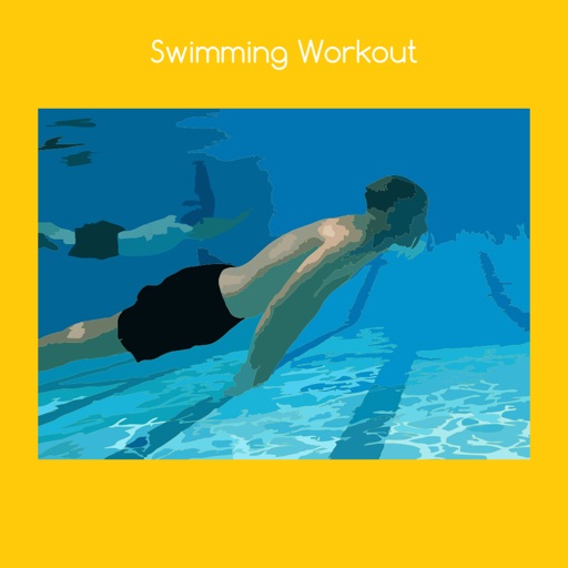 Swimming workout icon