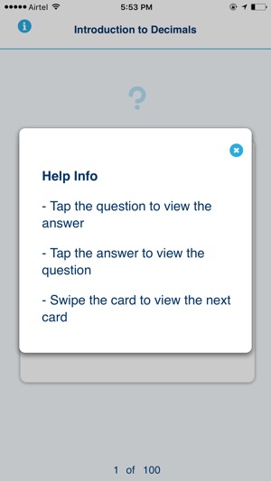 Learn It Flashcards - Introduction to Decimals(圖3)-速報App