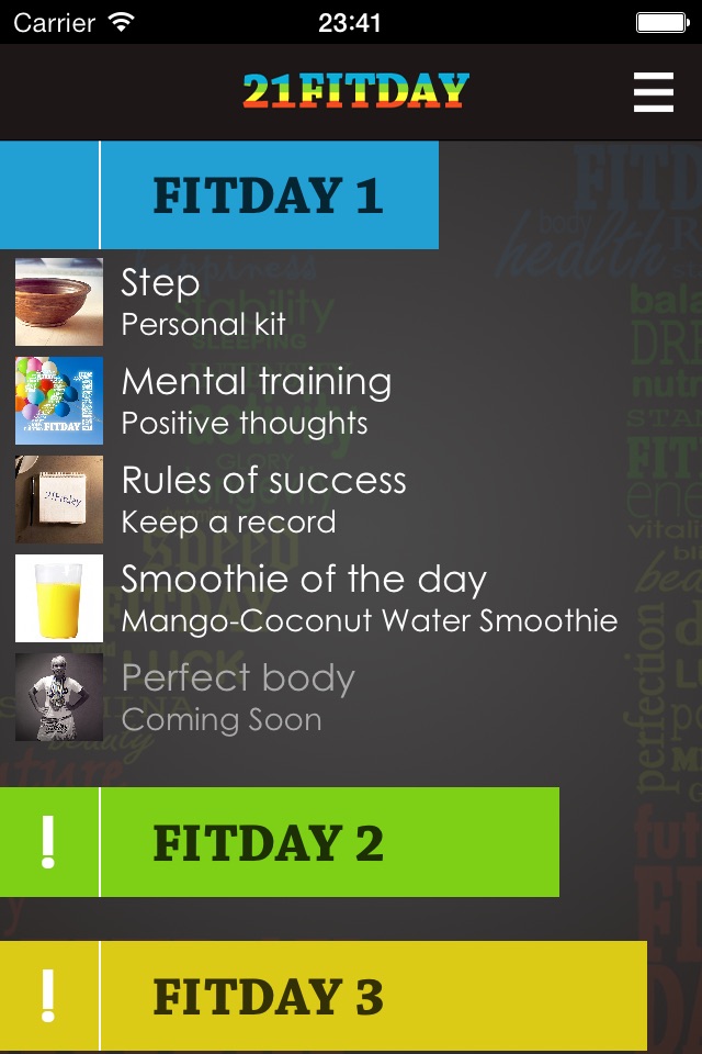 21Fitday FREE screenshot 2