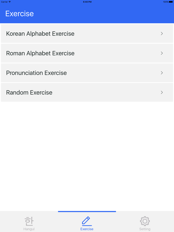 Hangul Pro - Learn The Basic Alphabet of Korean screenshot 2