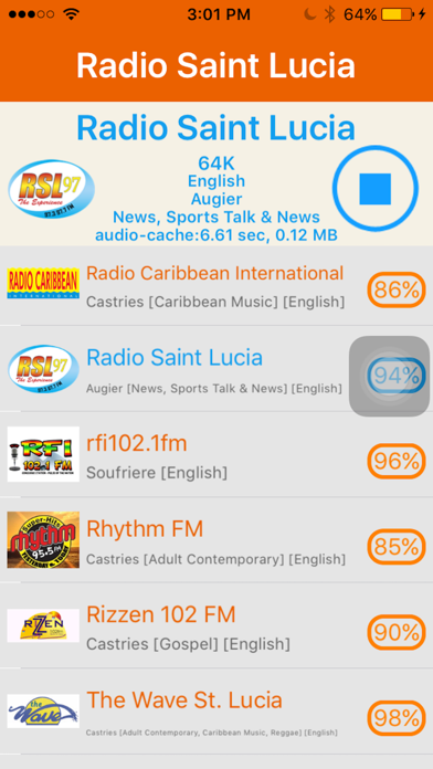 How to cancel & delete Radio LCA - Radio de Saint Lucia from iphone & ipad 4