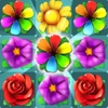 Icon Flower Crush - Match 3 & Blast Garden to Bloom!