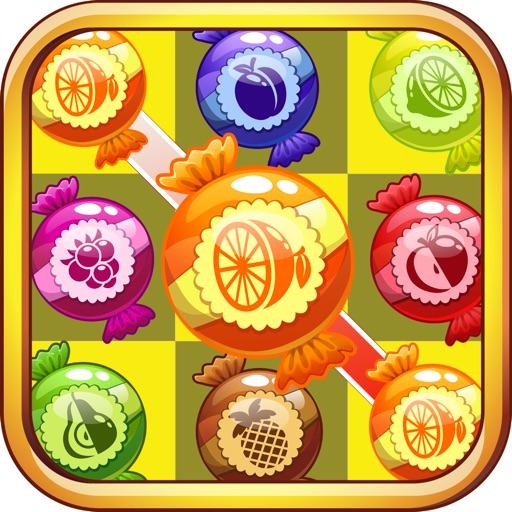 Candy Fruits Garden Mania - Connect & Splash iOS App