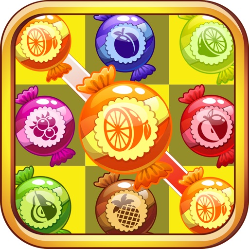 Candy Fruits Garden Mania - Connect & Splash