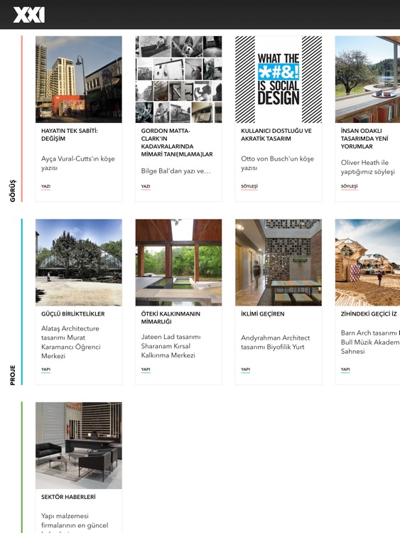 XXI Mimarlık Tasarım ve Mekan