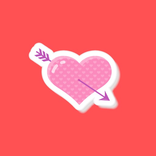 Heart Message Stickers icon