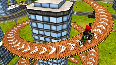 How to cancel & delete Rooftop BMX Bicycle Stunt Rider - Cycle Simulation from iphone & ipad 4