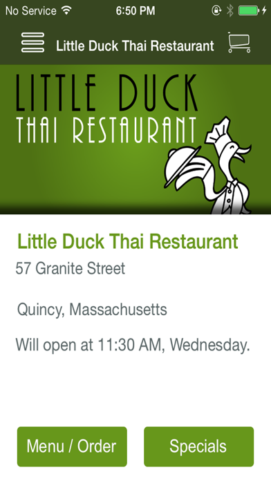 How to cancel & delete Little Duck Thai Restaurant from iphone & ipad 1