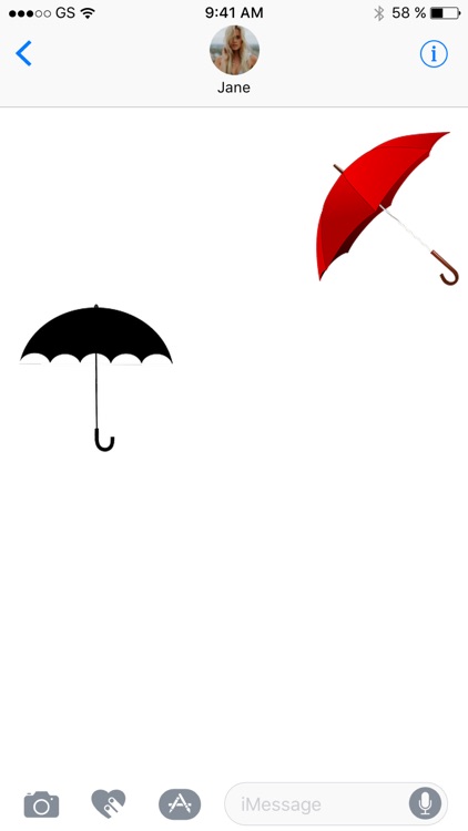 Umbrellas One Sticker Pack