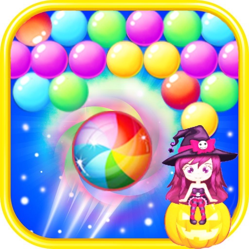 Candy Witch Bubbles Shooter-Free Mania Puzzle Game Icon