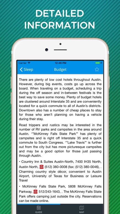 Austin Travel Guide with Offline Street Map screenshot-3