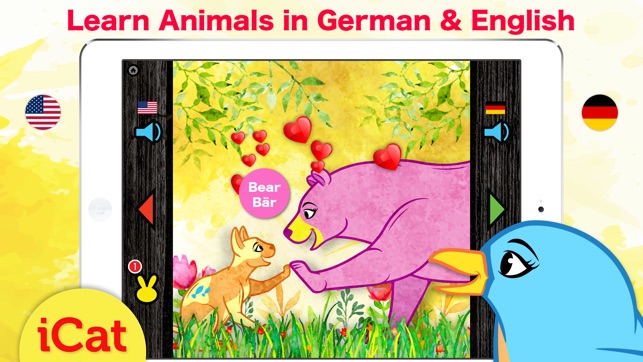 German Animal Words - German Pet & Zoo Animals(圖1)-速報App