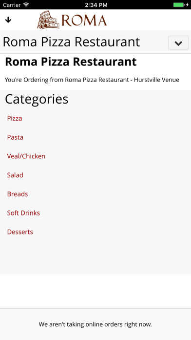 How to cancel & delete Roma Pizzeria from iphone & ipad 4