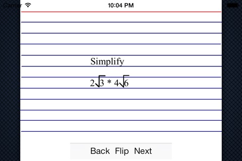 Algebra-1 Radicals screenshot 4