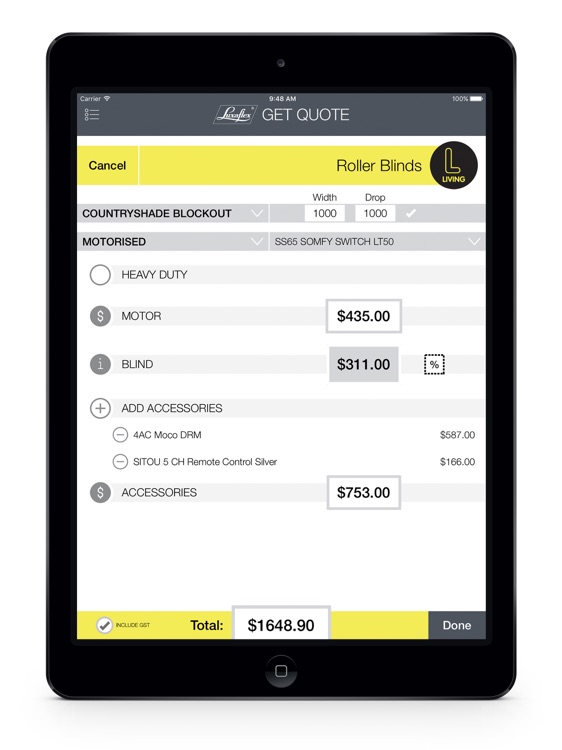 LuxaflexAus Price List screenshot-3