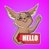 Little and Funny Jerboa Stickers