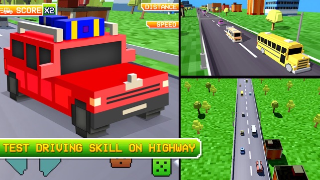 Blocky Risky Drive: City Highway & Parking HD(圖4)-速報App