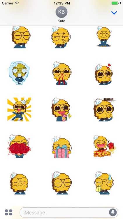 Mr. Biscuit Animated Stickers For iMessage