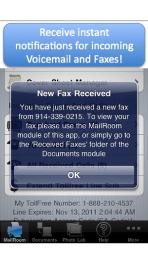 My Toll Free Number - with VoiceMail and Fax(圖3)-速報App