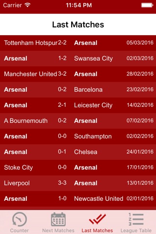 Arsenal Next Match screenshot 3
