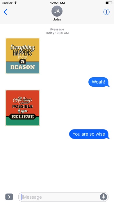 Motivation Typography Word Text Sticker Pack screenshot 3