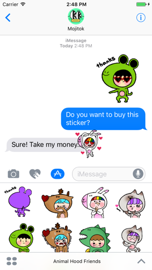 Animalhood Friends Animated Stickers(圖1)-速報App