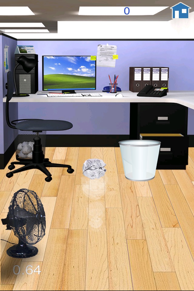 Paper Basketball Office screenshot 4