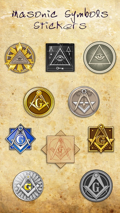 Masonic Symbols Stickers