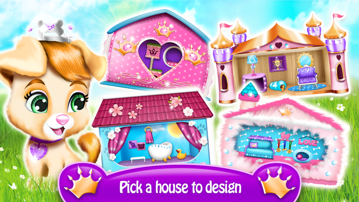Pet House Game Princess Castle