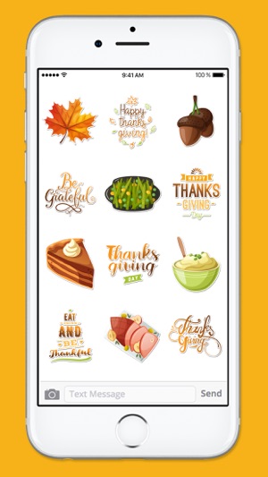 Happy Thanksgiving Fall and Autumn Sticker Pack(圖4)-速報App