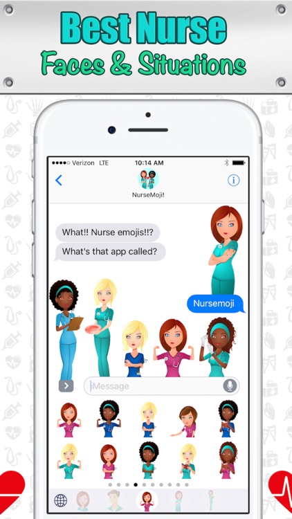 NurseMoji - All Nurse Emojis and Stickers!