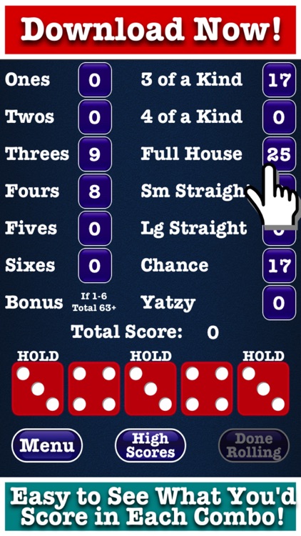Totally Yatzy Classic Dice Fun