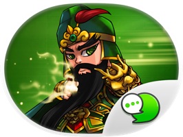 Cute stickers 3Kingdoms send to your friends