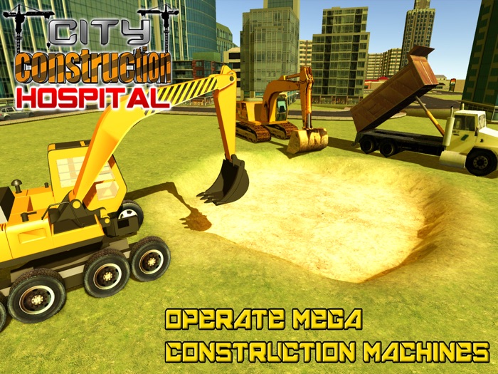 城市建设医院和建筑模拟器3d