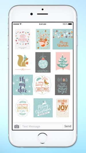 Happy Holidays Christmas Tags Sticker Pack(圖4)-速報App