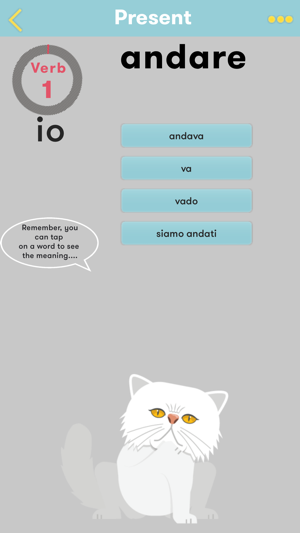 CatsAndVerbs - Italian verbs(圖2)-速報App