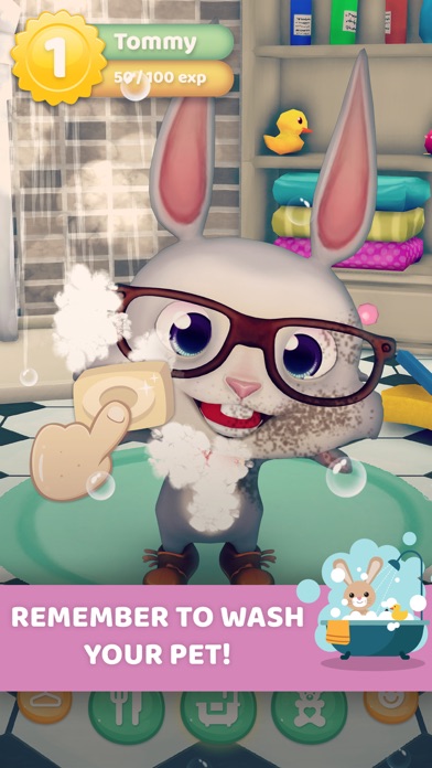 VIRTUAL BUNNY: MY LITTLE FRIEND 1.0 IOS GAME GIẢI TRÍ VIRTUAL BUNNY: MY LITTLE FRIEND 1.0 IOS