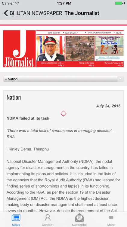 Bhutan Newspaper screenshot-4