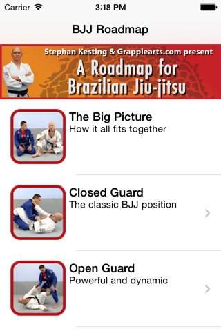 BJJ Roadmap - náhled