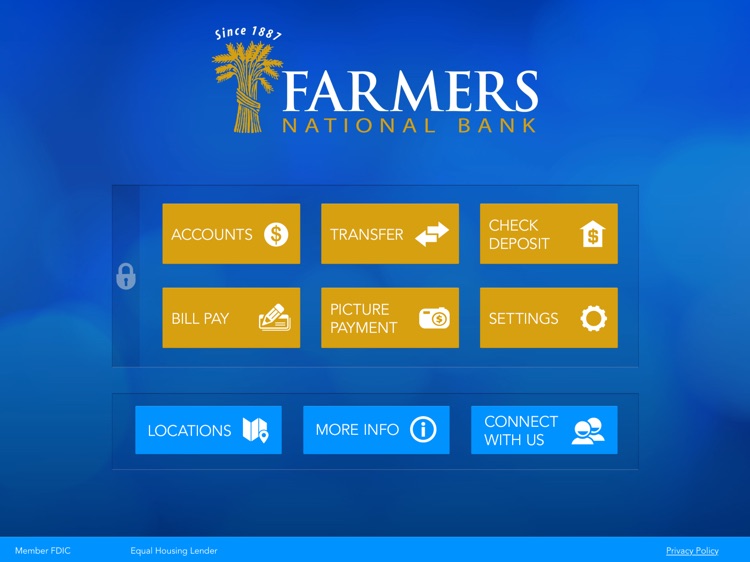 Farmers National Bank of Canfield for iPad