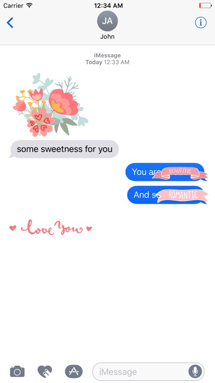 A Very Romantic Sticker Pack screenshot-3